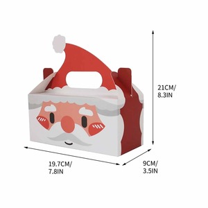 <b>Christmas</b> gift packaging <b>box</b>, <b>Christmas</b> handheld gift <b>box</b>, customizable according to your needs - Product Image 3