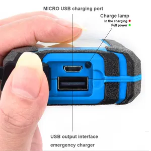 Ngoài trời cắm trại khẩn cấp <span class=keywords><strong>LED</strong></span> xách tay không thấm nước siêu sáng SOS ánh sáng 10000mAh Công suất điện thoại di động sạc kho báu - Product Image 4