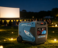 5000W Dual-Voltage Benzin-Inverter-Generator, leises, tragbares Stromaggregat für mobile Werkstätten & Camping-Wohnmobile