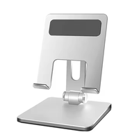 Support portable pour ordinateur portable avec rotation à 360° en alliage d'aluminium, hauteur réglable pour utilisation sur bureau