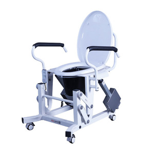 Chaise de toilette électrique Dakang à hauteur réglable, version mobile avec roulettes pour personnes âgées, handicapées et femmes enceintes - Product Image 5