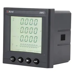 AMC96L-E4/KC Three-phase AC Multi-function Panel Energy Meter 1% kWh 400V Current 5A AC Communication for EMS Solution RS485