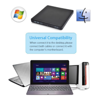 Lecteur Blu-ray portable 3D, lecteurs DVD USB 3.0, graveur DVD externe, lecteur DVD externe, lecteur Blu-ray USB, lecteur Blu-ray BD-Combo