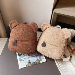 Unisex Bag Patches Personalized Travel Hiking Teddy Bag School Bag - Product Image 4