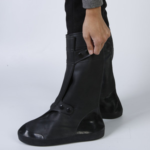 Bottes de <span class=keywords><strong>moto</strong></span> imperméables en PVC légères et tendance pour hommes - Chaussures de <span class=keywords><strong>pluie</strong></span> d'extérieur imperméables - Product Image 1