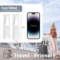 Pulvérisateur à pompe cylindrique de 30 ml (1 oz) – Rotation à 360°, portable, rechargeable, anti-fuite, idéal pour les voyages, les huiles essentielles et les soins de la peau