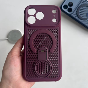 เคสโทรศัพท์ระบายความร้อนพร้อมตัวป้องกันเลนส์กล้องสำหรับ iPhone 17 16 Air, เคสโทรศัพท์สำหรับ iPhone 18 Pro Max พร้อมวงแหวน 360 องศา - Product Image 4