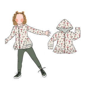 Nuovo Design e <span class=keywords><strong>natale</strong></span> con cappuccio personalizzato stampato a maniche lunghe con cappello Set di <span class=keywords><strong>abbigliamento</strong></span> per bambine Set di pantaloni per bambini - Product Image 4
