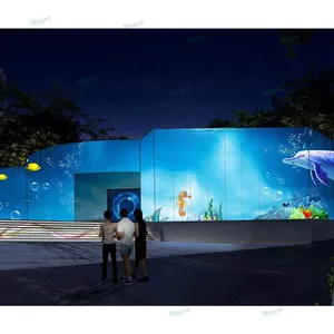 3d Illustrations Type P2 P2.5 P3 P4 HD Advertising Indoor Soft Video Wall Panel Ultra Thin Flexible LED Screen