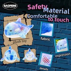 Fabrik Lieferant Kuscheltier Kinder Hug gable Sensory Blue <span class=keywords><strong>Whale</strong></span> Weiche Marine Spielzeug Plüsch Benutzer definierte Anime Plüschtiere - Product Image 2
