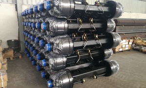 Nhiệm Vụ Nặng Nề Bán Phụ Tùng Xe Tải Trục Treo Cho Rơ Moóc Ejes De Remolque Vòng Vuông Bán Trailer Phía Sau Trailer Xe Tải Trục - Product Image 3