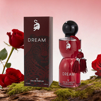 Prêt à expédier, directement de l'usine, LA1501 Sense 150ml Orange, Cassis, Iris, Jasmin, Musc, Flacon à pompon pour Femme, Eau de Parfum