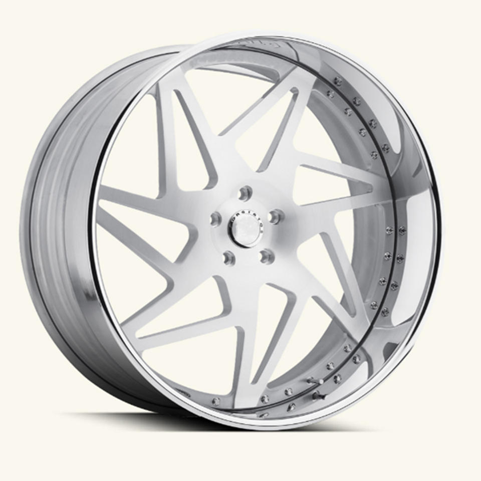 YEO ALUMINUM ALLOY Spoke Wheel Rim 18-22 Inch White & Gold Knock Style ...