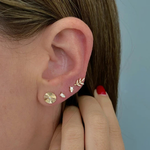 ROXI Hot Selling S925 <b>Sterling</b> <b>Silver</b> Fashion Diamond Channel Set Disc <b>Stud</b> <b>Earrings</b> - Product Image 4