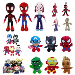 Giocattoli di peluche serie Marvel all'ingrosso giocattoli di peluche SpiderMan