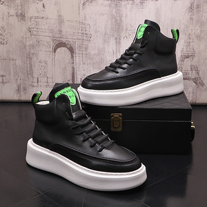 Zapatos Deportivos de Moda para Hombre, con Suela Gruesa, Cómodos, Antideslizantes, con Cordones, para Actividades al Aire Libre - Product Image 5