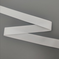 Sangle en cordon épaisse et durable HH4K H25R018-32-01 en Spandex/Nylon non élastique, écologique, blanc et marron, 2-4 cm, pour sacs, chaussures et vêtements