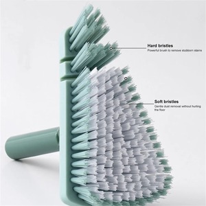 Bendable Corner <b>Scrub</b> <b>Brush</b> Rotating Head Wide Uses Efficient Triangle <b>Brush</b> Removable Easy To Hold for Ceilings for Bathroom - Product Image 2