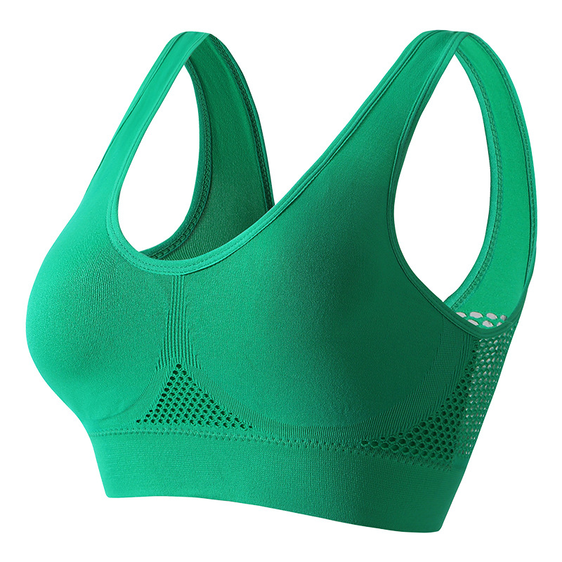 Vert émeraude avec coussinets de poitrine