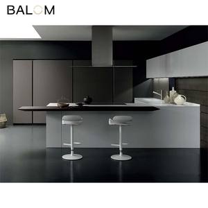 Armoire moderne en bois noir foncé mat avec <span class=keywords><strong>porte</strong></span>, armoire personnalisée, rangement de meubles en contreplaqué, armoires de cuisine simples, menuiserie - Product Image 5