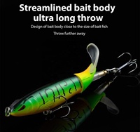 Leurre de pêche en silicone de simulation 10 cm Whopper Plopper pour la pêche au bar en rivière et en lac, accessoires de pêche en plein air