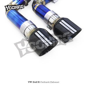 自動車チタンパイプOEMバルブマフラー排気システムVWゴルフR/MK8/8R 2.0T 2020-2024 - Product Image 6