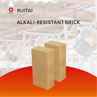 Brique réfractaire à haute teneur en alumine, résistante aux alcalis, haute résistance, pour revêtement de four industriel