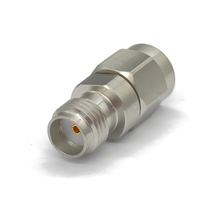 Adaptateur coaxial RF haute fréquence SMA-JKG 50 Ohm en acier inoxydable, connecteur à ondes millimétriques avec VSWR 1.15:1 et perte d'insertion de 0.2dB