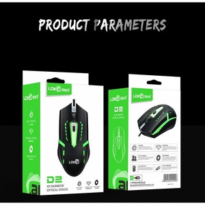 LOKai Wired Gaming <b>Mouse</b> 7 Buttons RGB Backlight Optical Right Hand Ergonomic Entry Level - Product Image 5