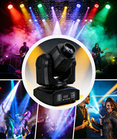 Projecteurs de scène LED mobiles 60W DMX512 avec télécommande, 8 gobos RGBW 8 couleurs, activation sonore, rotation 540°, inclinaison 270°, pour DJ et mariages