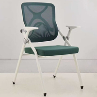 Chaise de réunion de formation pliante chaise empilable chaise de bureau