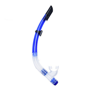 Cheap <strong>Silicone</strong> Mouthpiece Dry Top <strong>Underwater</strong> Diving Snorkel Tube for Adults - Product Image 3