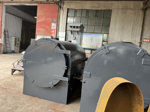 Biyochar kömür yapma makinesi ahşap kütükler kömür karbonizasyon fırın barbekü kömür yapma fırın - Product Image 3