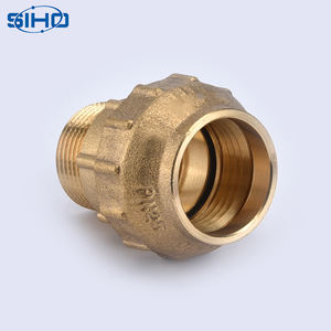 Raccords de compression en laiton avec tés forgés à filetage mâle pour applications de gaz et de pétrole Traitement de surface plaqué - Product Image 3