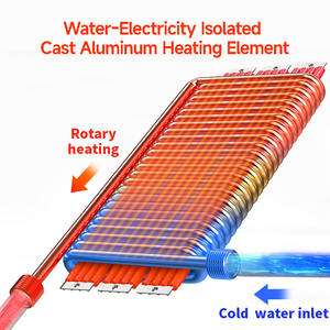 Nuevo Calentador de Agua Eléctrico Instantáneo <span class=keywords><strong>Telde</strong></span> de 12.5KW con Pantalla LED, Elemento Calefactor de Aleación de Titanio y Aluminio, Montaje en Pared, para Hotel - Product Image 4