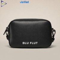 Sac bandoulière en cuir pleine fleur BLU personnalisé pour homme – Sac messager OEM/ODM sur mesure pour homme