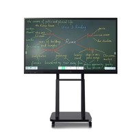 Tableau blanc interactif intelligent personnalisable avec transfert d'écran sans fil pour salles de classe et salles de conférence