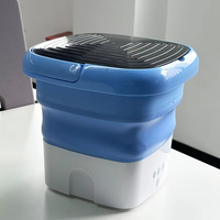 Machine à laver portable 7L Mini laveuse à linge avec 3 modes de nettoyage pour sous-vêtements bébé vêtements chaussette et petit délicat