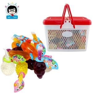 Vente en gros de gelée fruitée de jus délicieux en forme de fruit coloré mignon assorti personnalisé pour les enfants - Product Image 6