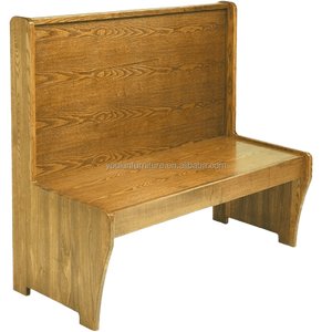 <span class=keywords><strong>Banquette</strong></span> en bois Dossier Sièges antiques Cabine de <span class=keywords><strong>restaurant</strong></span> à cadre en bois - Product Image 3