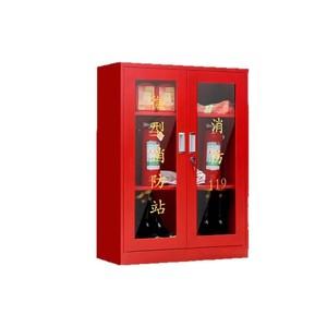 <b>Fire</b> Cabinet With Glass Door 3 Floors Durable Outdoor <b>Fire</b> Equipment Storage For Shopping Mall Property Use - Product Image 1