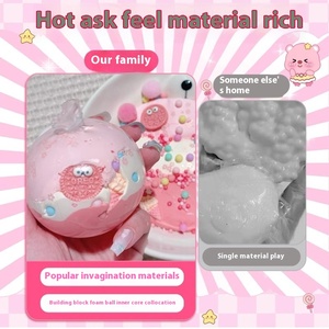 ชุดทำลูกบอลพลาสติก DIY ทำมือ ของเล่นบีบได้ ไส้เค้กข้าวเหนียว ผิวหนังด้านนอกแบบมีเสียง บีบแล้วมีเสียงดนตรี เหมาะสำหรับทุกเพศทุกวัย 14 ปีขึ้นไป - Product Image 3