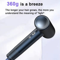 Sèche-cheveux portable Revair à soufflage inversé, avec ions négatifs personnalisés, pour voyages, hôtels et usage domestique, séchage rapide.