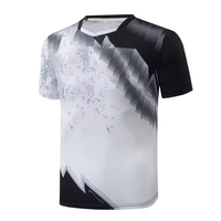 Werkspreis atmungsaktiv schnell trocknend modisch individuelle Sublimations-Polyester-Tennis-Oberteile Sport-Shirt Badminton-Jekot