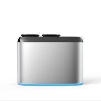 Nouvelle batterie à double buse en alliage d'aluminium Rechargeable sans eau diffuseur d'huile essentielle pure nébuliseur Double buse diffuseur