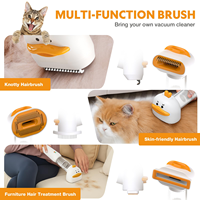 Kit de toilettage pour animaux 3-en-1 sans fil, aspirateur portatif avec peigne à aiguilles dissimulé, multifonction, vente en gros