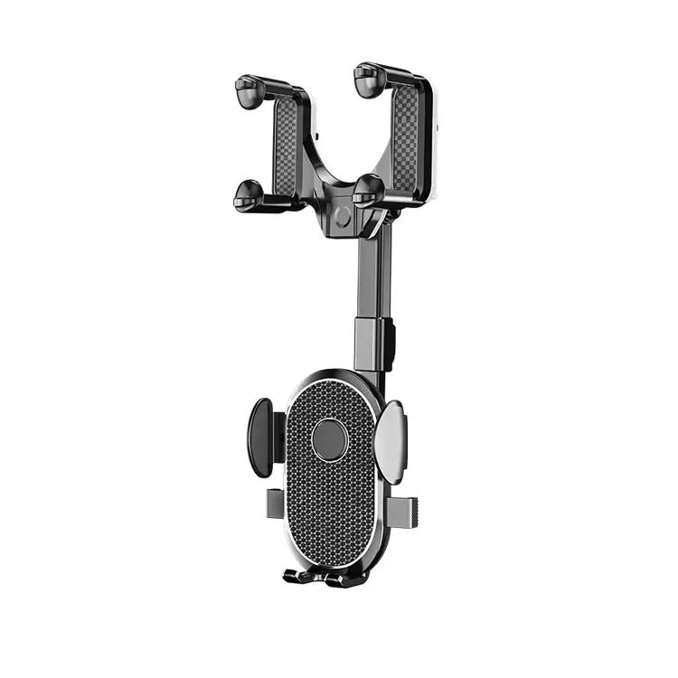 Support de téléphone de voiture Snap-on 360 rotatif universel multifonction support de voiture rétroviseur support de téléphone pour voiture