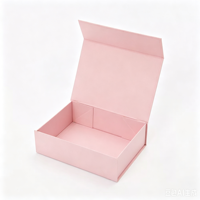 Boîte à robe CMS en carton rigide pliable, recyclable, avec logo UV personnalisé, fermeture magnétique, emballage en papier vide de luxe