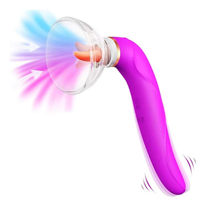 Factory-Direct Soft Silicone Sucking Tongue Licking <b>Vibrator</b> for Vaginal/G-Spot Stimulation USB Rechargeable Waterproof 5 - Product Image 1