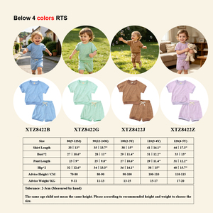 Conjuntos <span class=keywords><strong>de</strong></span> Ropa Transpirable <span class=keywords><strong>de</strong></span> Verano para Niños, Conjunto <span class=keywords><strong>de</strong></span> Pantalones Cortos <span class=keywords><strong>de</strong></span> <span class=keywords><strong>Tela</strong></span> <span class=keywords><strong>de</strong></span> Rizo, Conjunto <span class=keywords><strong>de</strong></span> Ropa <span class=keywords><strong>de</strong></span> Toalla, Conjuntos Cómodos para Niños y Niñas, Venta al Por Mayor - Product Image 2